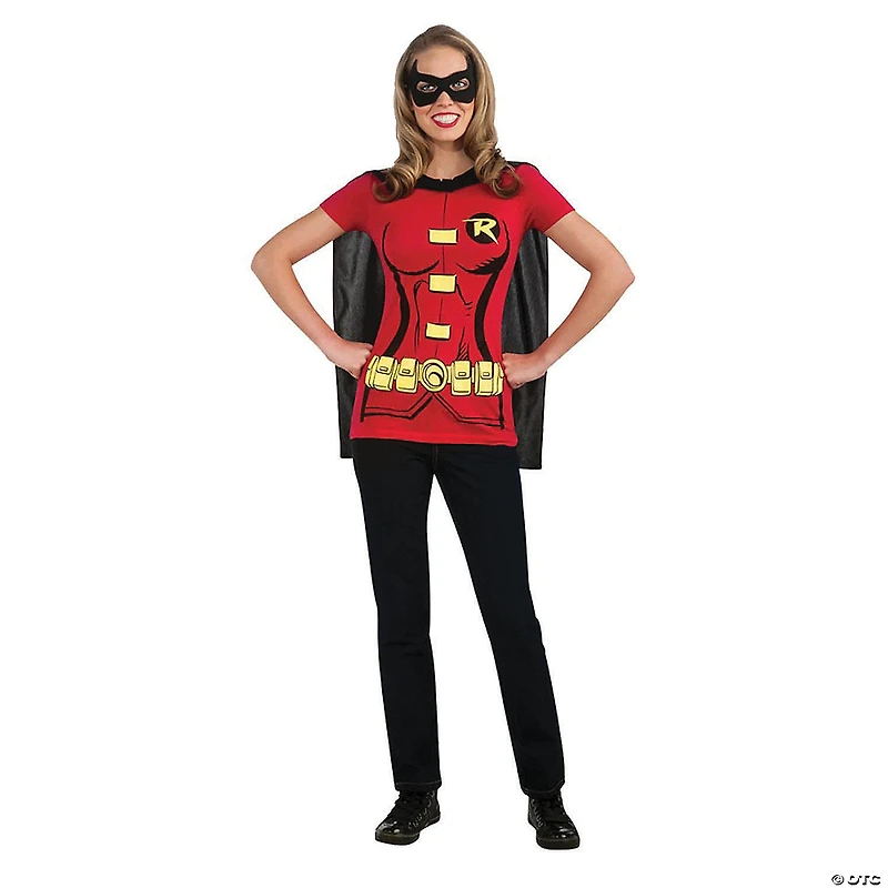 Women's Sexy Robin Shirt Costume