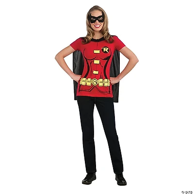 Women's Sexy Robin Shirt Costume