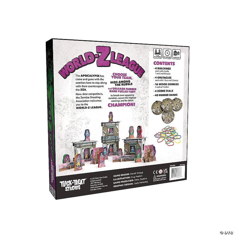 World-Z League Zombie-Themed Game for 1 to 4 Players