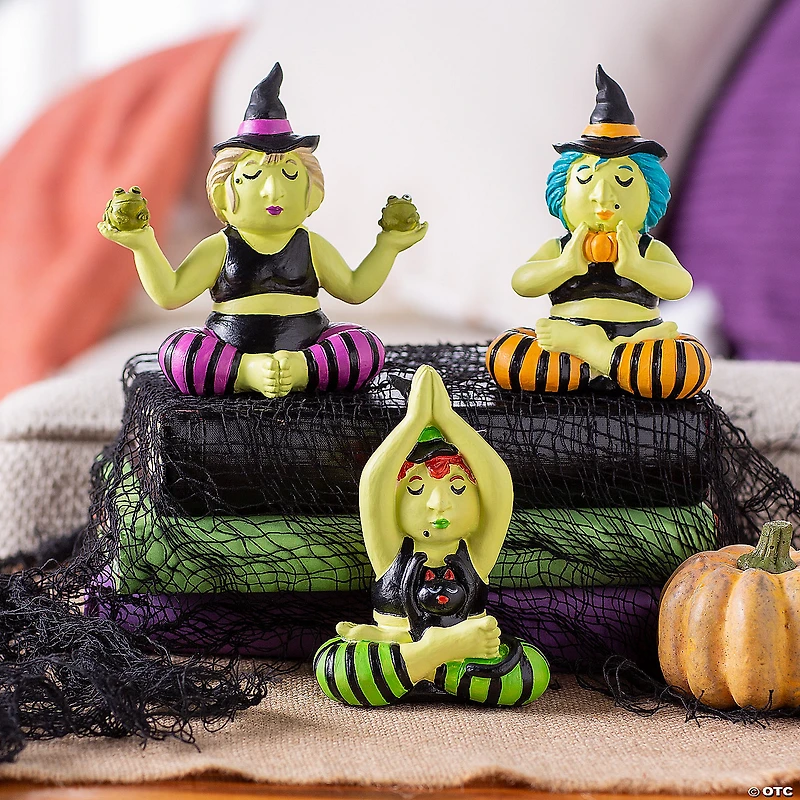 Yoga Witch Tabletop Decorations