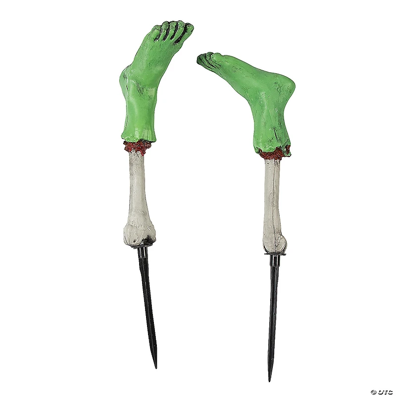 Zombie Feet Yard Stakes Halloween Decorations