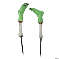 Zombie Feet Yard Stakes Halloween Decorations