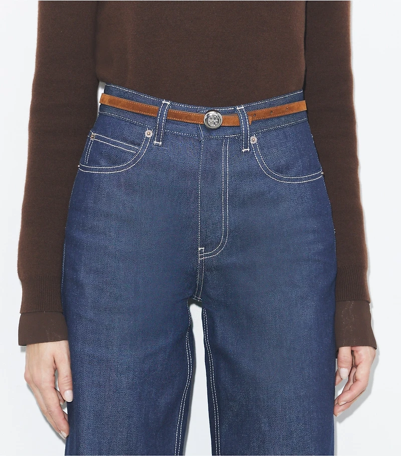 1" Romy Reversible Suede Belt