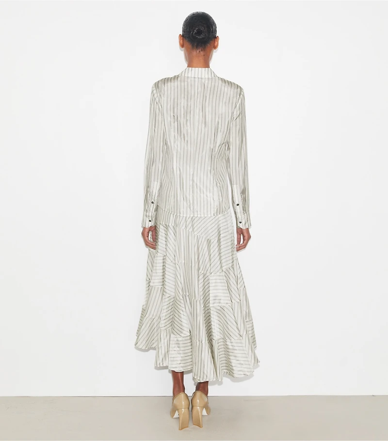 Asymmetrical Viscose Skirt