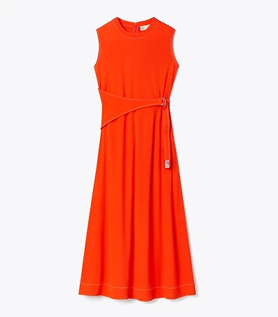 Belted Jersey Dress