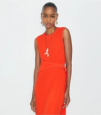 Belted Jersey Dress
