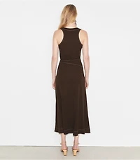 Belted Jersey Skirt
