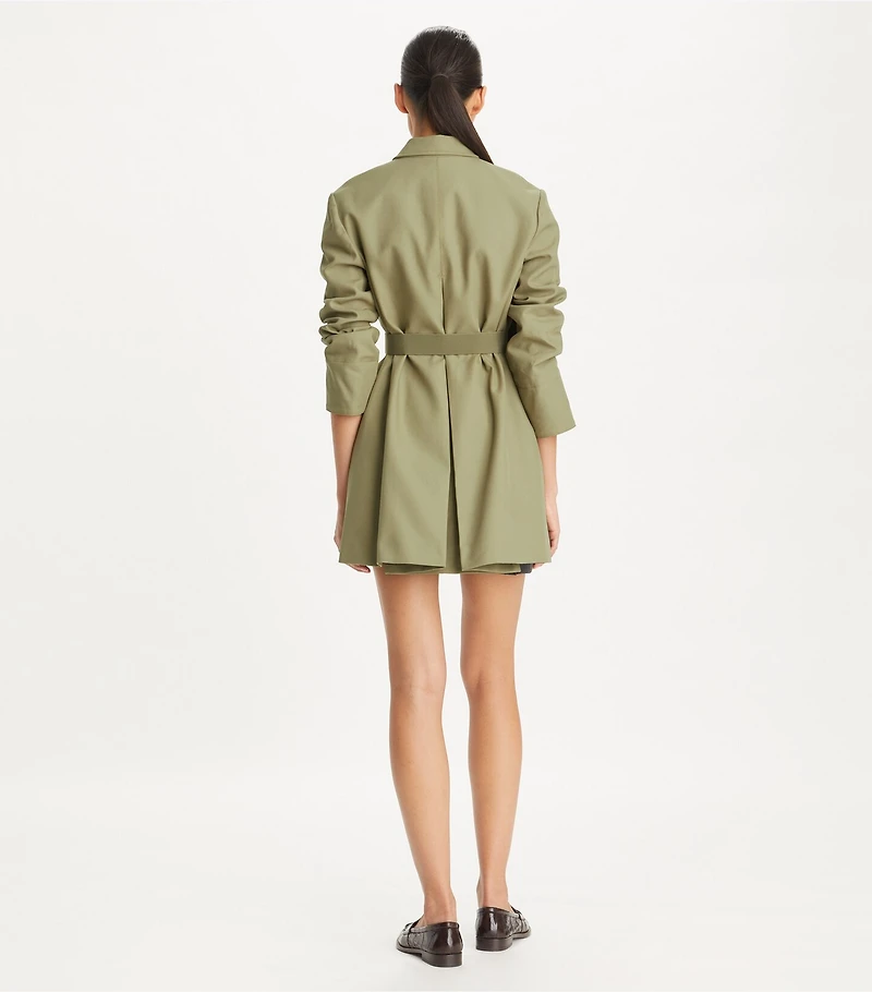 Belted Twill Coat