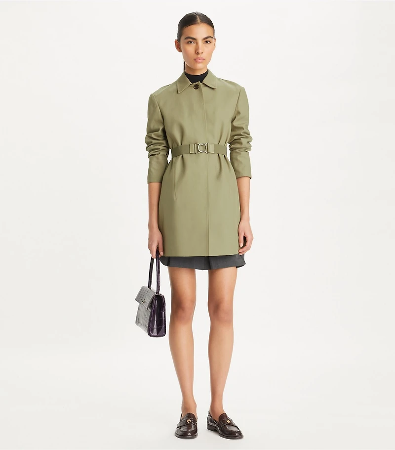Belted Twill Coat