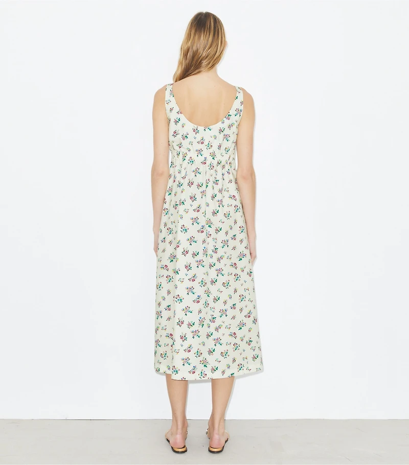 Bonded Poplin Dress