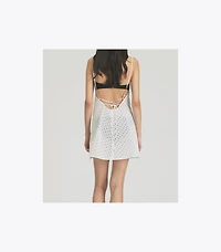Broderie Mini Dress