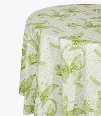 Butterfly Batik Round Tablecloth, 108"