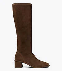 Cap-Toe Knee-High Boot