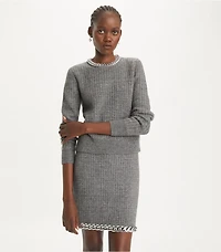 Chain Crewneck Pullover