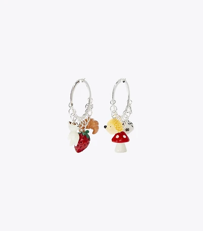 Charm Hoop Earrings