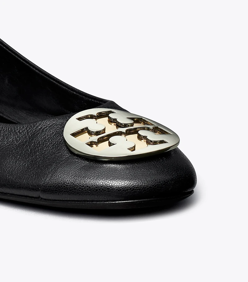 Claire Cap-Toe Heel Ballet