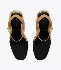 Closed-Toe High Espadrille