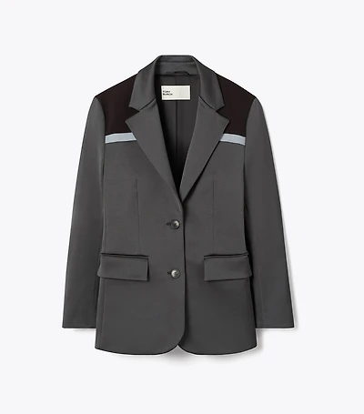 Colorblock Stretch Blazer