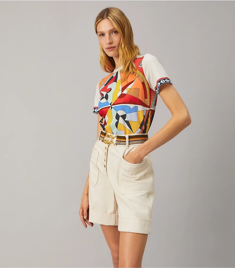 Compass Printed T-Shirt