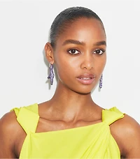 Coral Drop Earrings