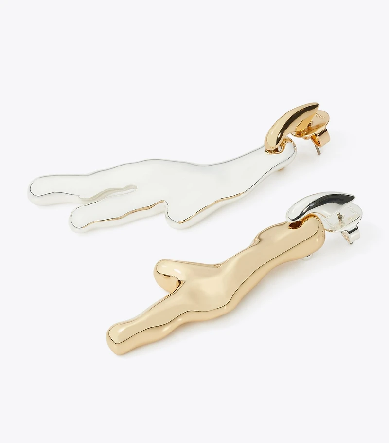 Coral Drop Earrings