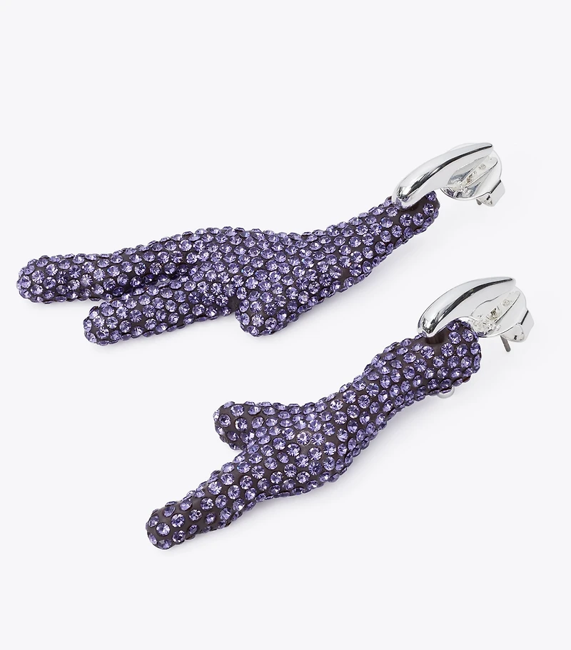 Coral Drop Earrings