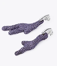 Coral Drop Earrings