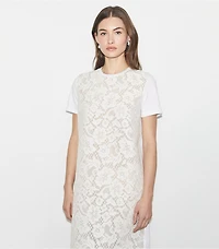 Corded Lace T-Shirt Dress