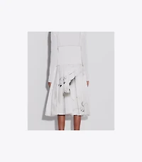 Cotton And Nylon Mesh Cardigan