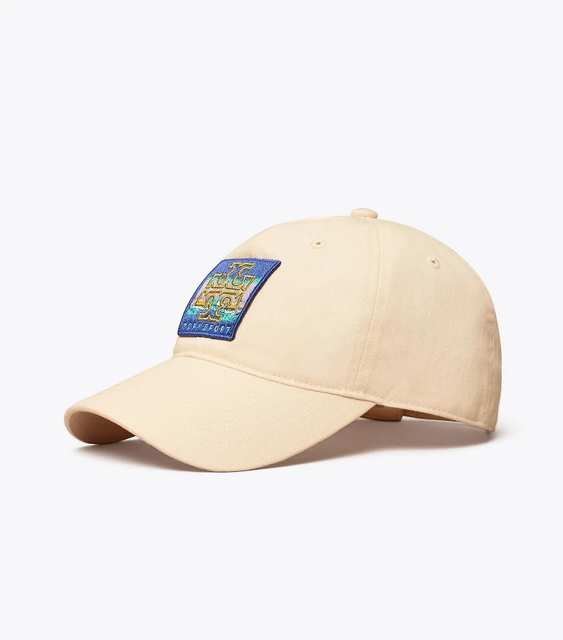 Cotton Baseball Hat with Patch