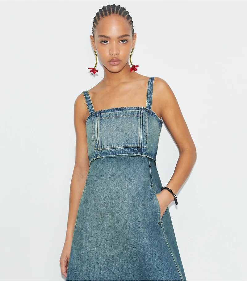 Cotton Denim Dress
