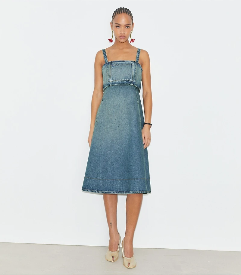 Cotton Denim Dress