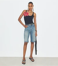 Cotton Denim Short