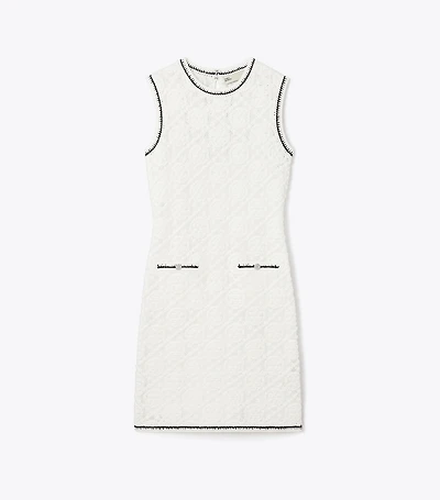 Cotton Pointelle Knitted Tank Dress