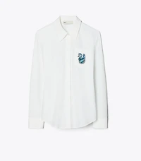 Cotton Poplin Duck Button Down