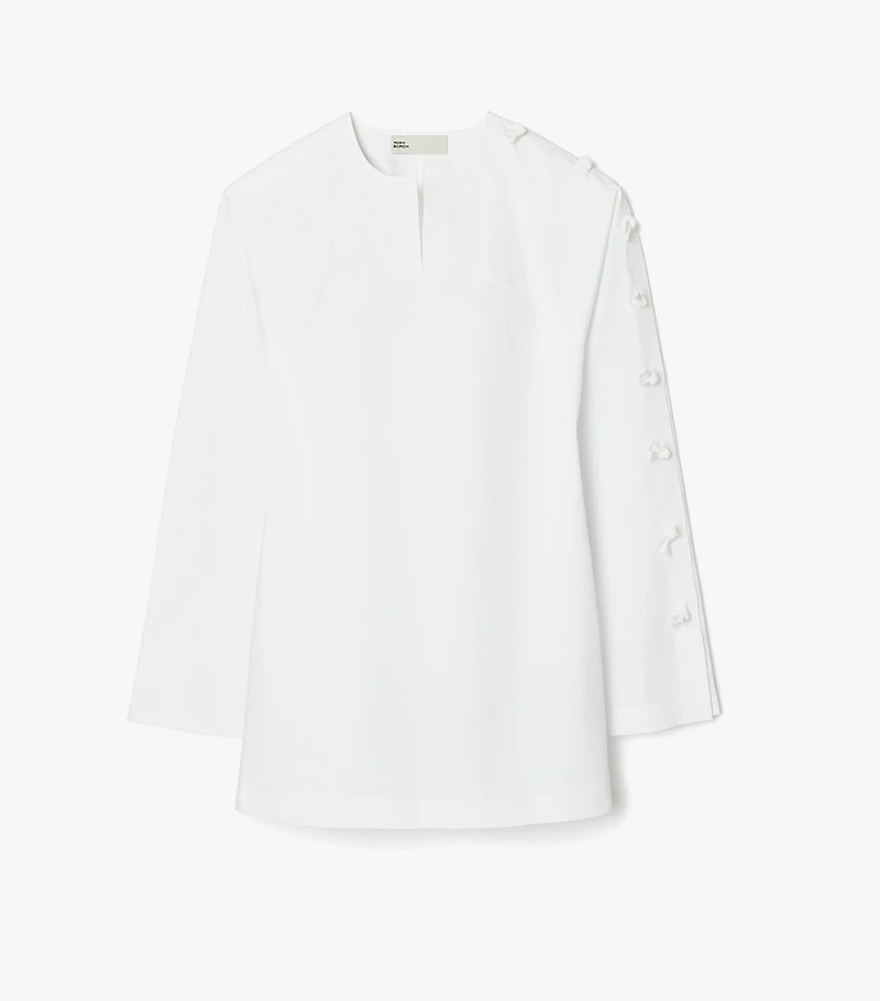 Cotton Poplin Knot Tunic