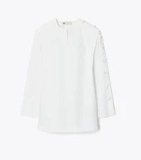 Cotton Poplin Knot Tunic