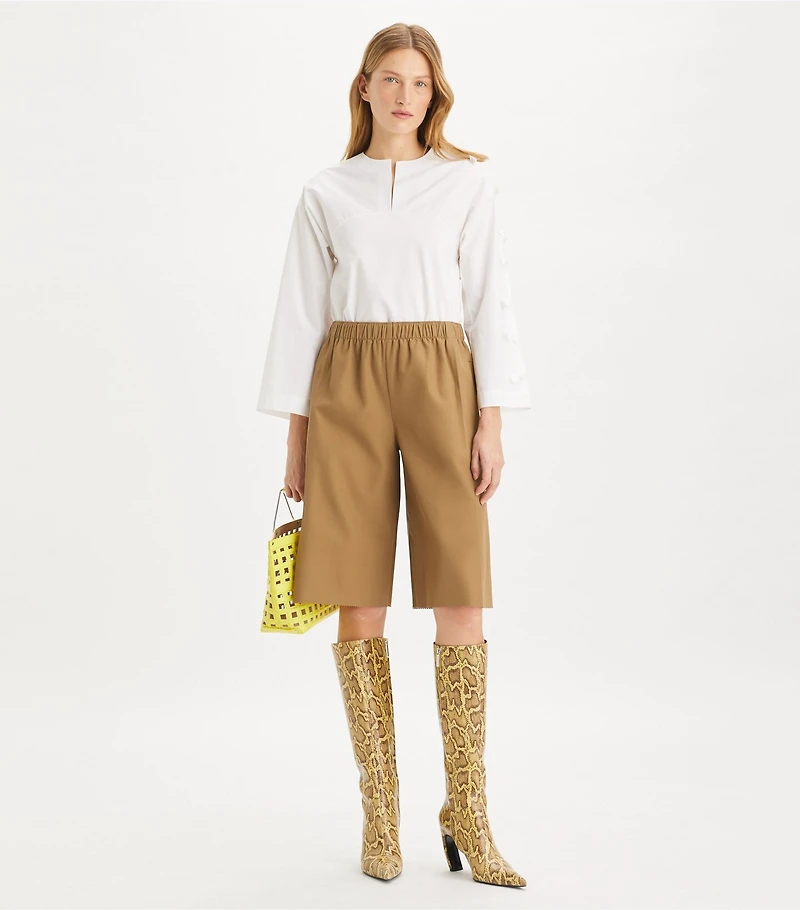 Cotton Poplin Knot Tunic