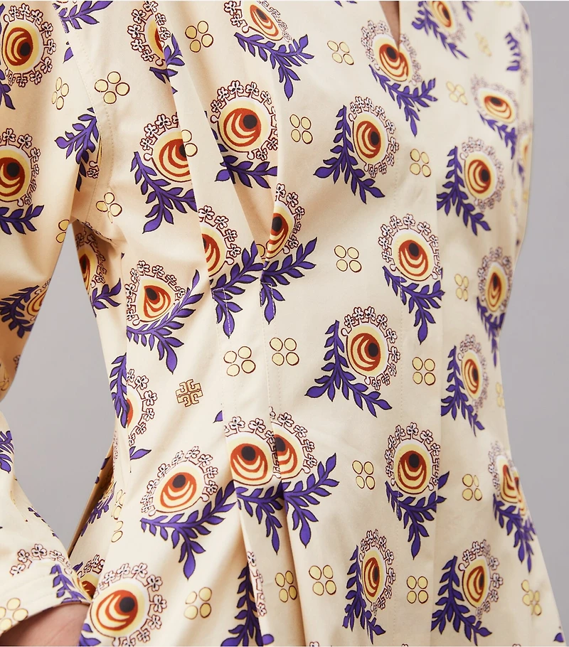 Cotton Poplin Shirtdress