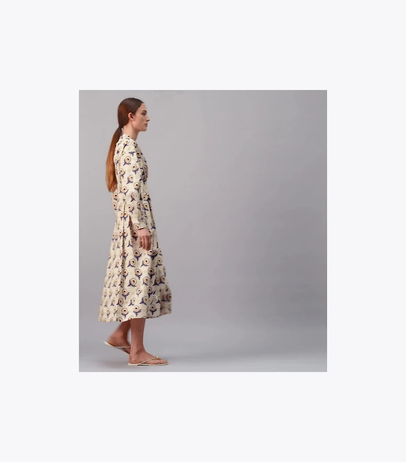 Cotton Poplin Shirtdress