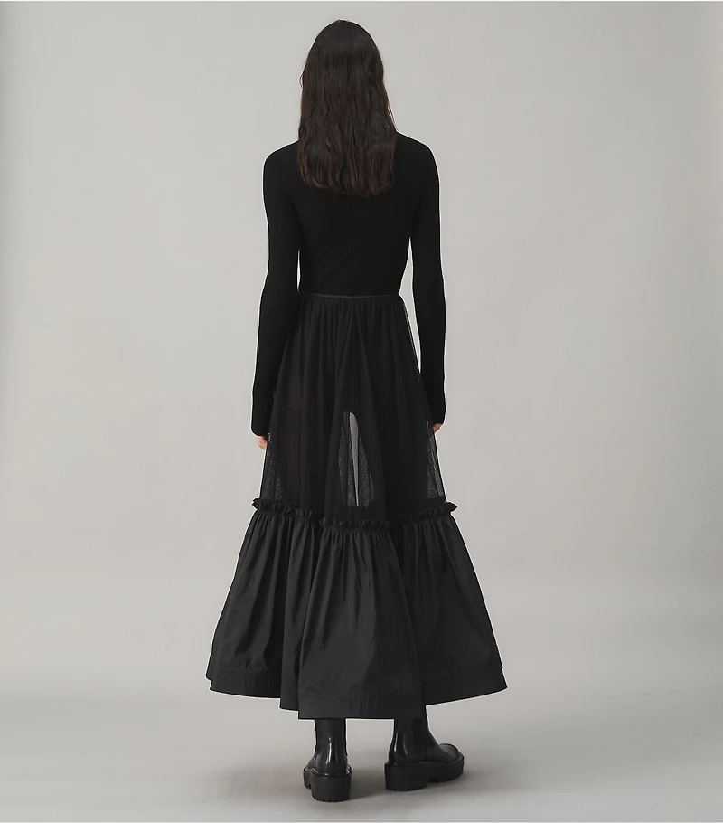 Cotton Tulle Crinoline Skirt