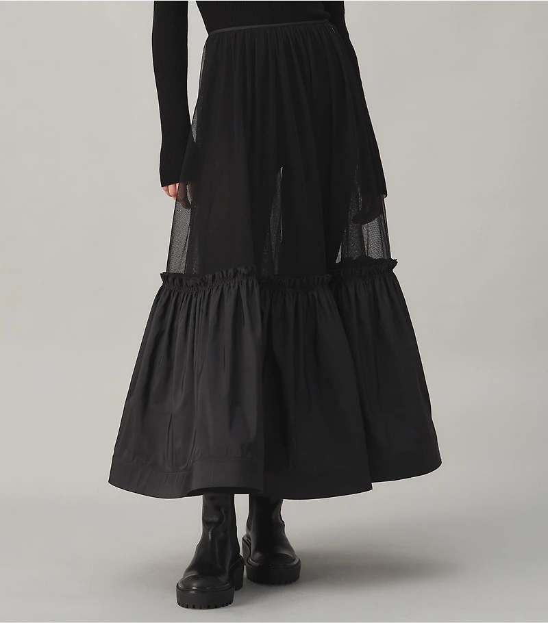 Cotton Tulle Crinoline Skirt