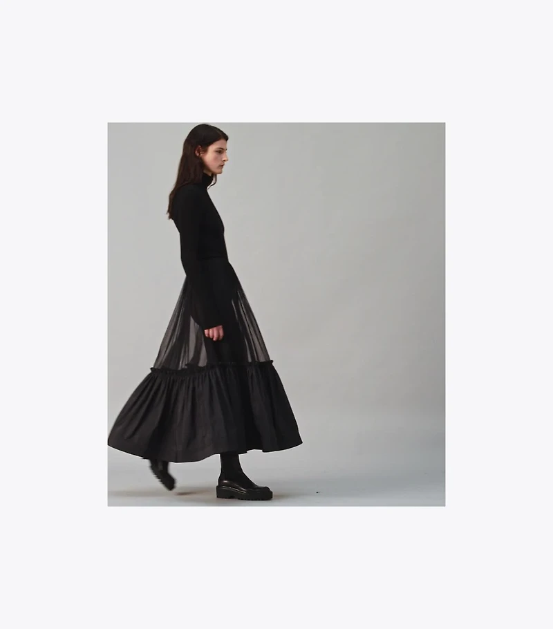 Cotton Tulle Crinoline Skirt