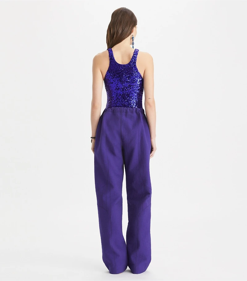 Cotton Wide Leg Pants