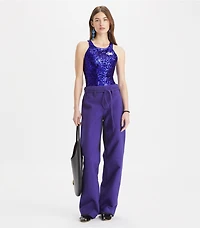 Cotton Wide Leg Pants