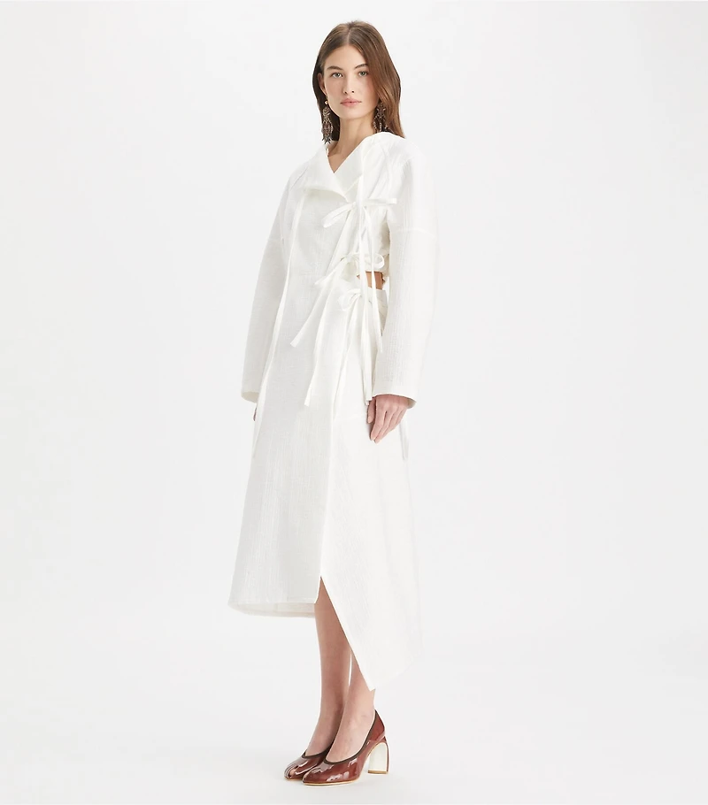 Cotton Wrap Dress