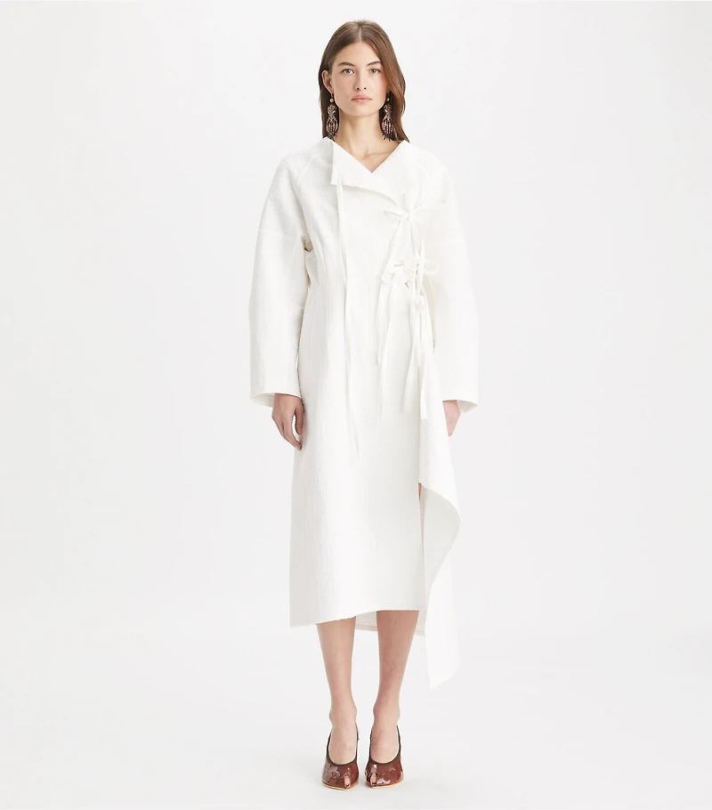 Cotton Wrap Dress