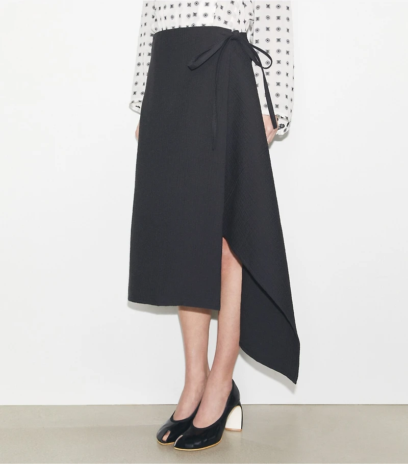 Cotton Wrap Skirt