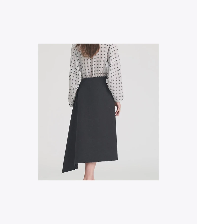 Cotton Wrap Skirt