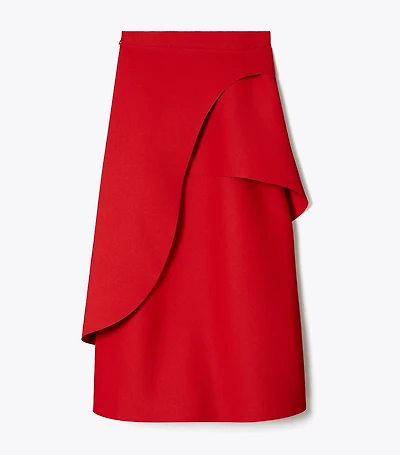 Crepe Wrap Skirt